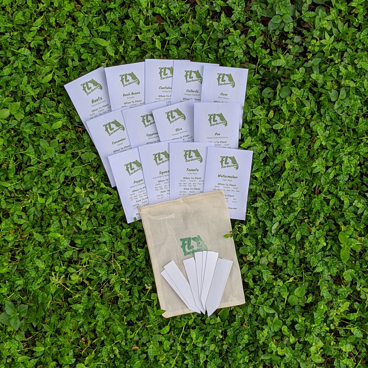 Spring Florida Vegetable Garden Seed Pack